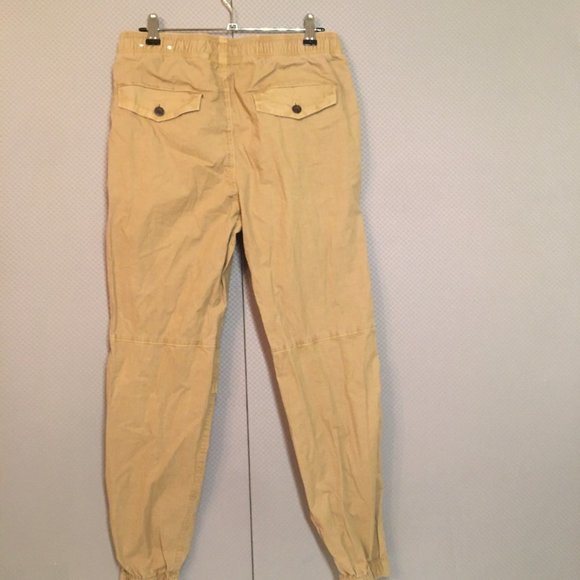 AMERICAN EAGLE Men's Next Level Flex Khaki Jogger Pants - Size Small - Picture 7 of 12